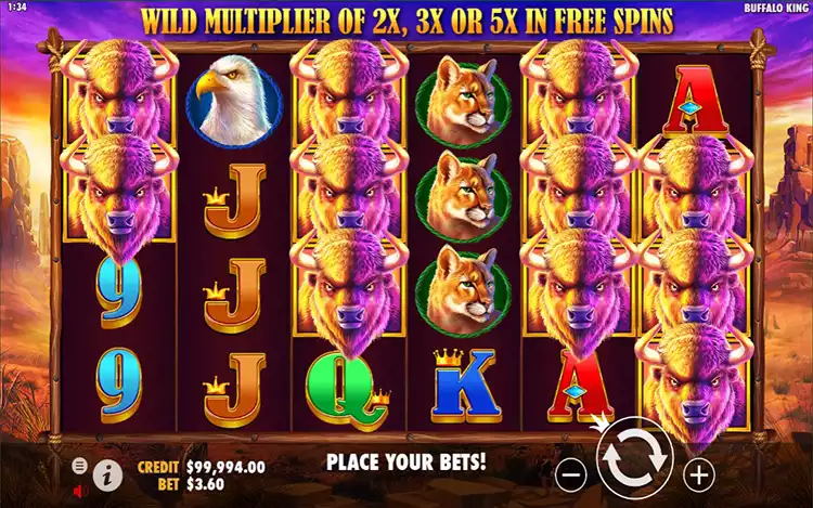 Raja Padang Savana Penuh Kejutan Besar Terbaik Di Buffalo King